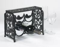 "Camilla" Cast Iron Effect Ornate Wine Rack