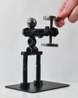 Scale image of scrap metal art sculpture