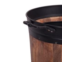 "Lornedale" Wooden and Cast Iron Log Holder - 45cm "Lornedale" Wooden and Cast Iron Log Holder - 45cm