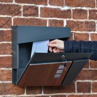 Front Opening Door on the Front of the Post Box