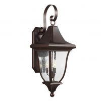 3 Light "Woodside" Wall Light in an Antique Bronze Finish