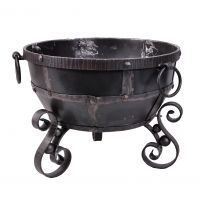 Wrought iron Kadai fire bowl Wrought iron Kadai fire bowl