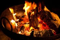 "Annapurna" Wrought Iron Indian Kadai Bowl & Fire Pit