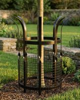 Wrought Iron "Beeston" Black Tree Guard digital illustration