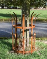 Wrought Iron "Beeston" Rustic Tree Guard Wrought Iron "Beeston" Rustic Tree Guard