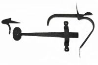 Wrought iron Suffolk latch