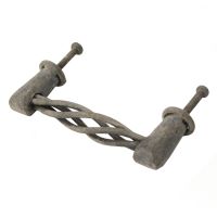 Wrought Iron Twisted Basket Cabinet Handle