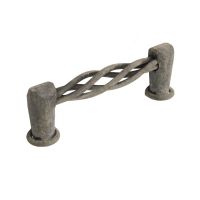 Wrought Iron Twisted Basket Cabinet Handle
