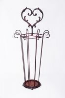 "Lady Laurencia" Wrought Iron Heart Umbrella Stand "Lady Laurencia" Wrought Iron Heart Umbrella Stand
