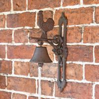 Rustic Garden Bell- Rooster 