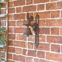 Rooster Garden Bell- Rustic 