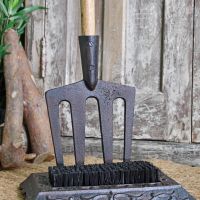 Close up of garden fork aspect Close up of garden fork aspect