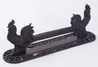“Winding Oaks Farm” Cast Iron Rooster Boot Scraper