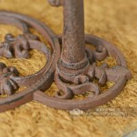 Rustic Cast Iron Fleur De Lys Boot Scraper