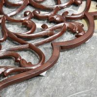 Rustic Cast Iron Door Mat Arched Details