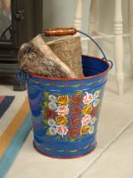 Hand Painted XL Bucket Hand Painted XL Bucket