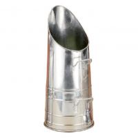 Traditional Coal Hod in a Zinc Finish