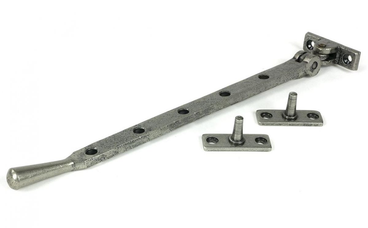 12" Pewter Five Pin Window Stay - 335mm