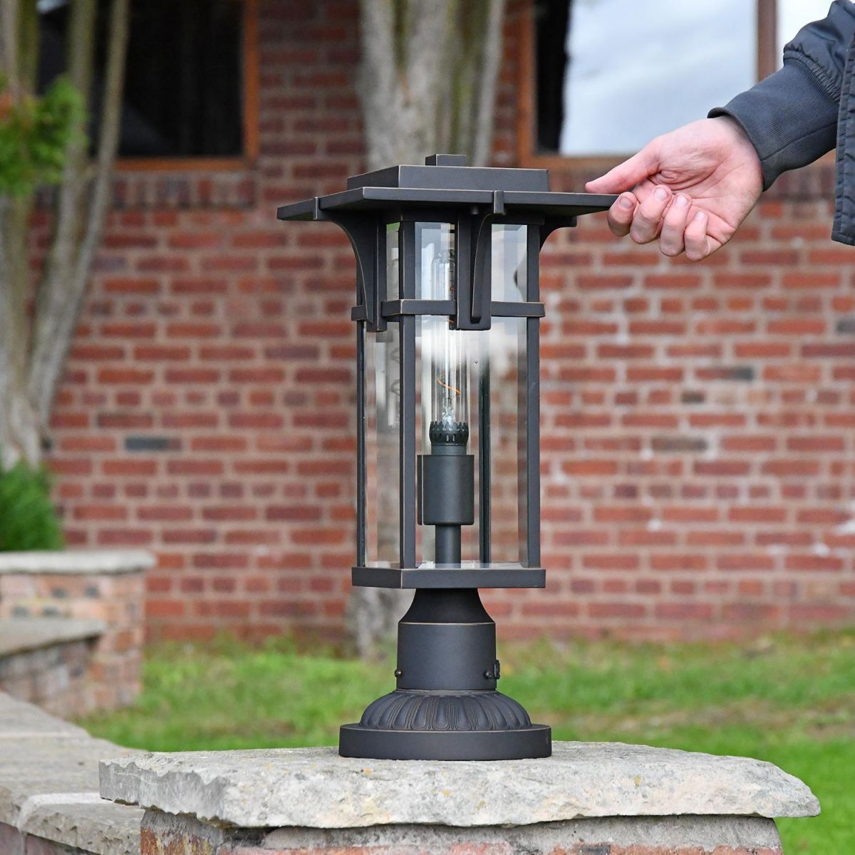 1920’s Inspired Entrance Pillar Light to Scale