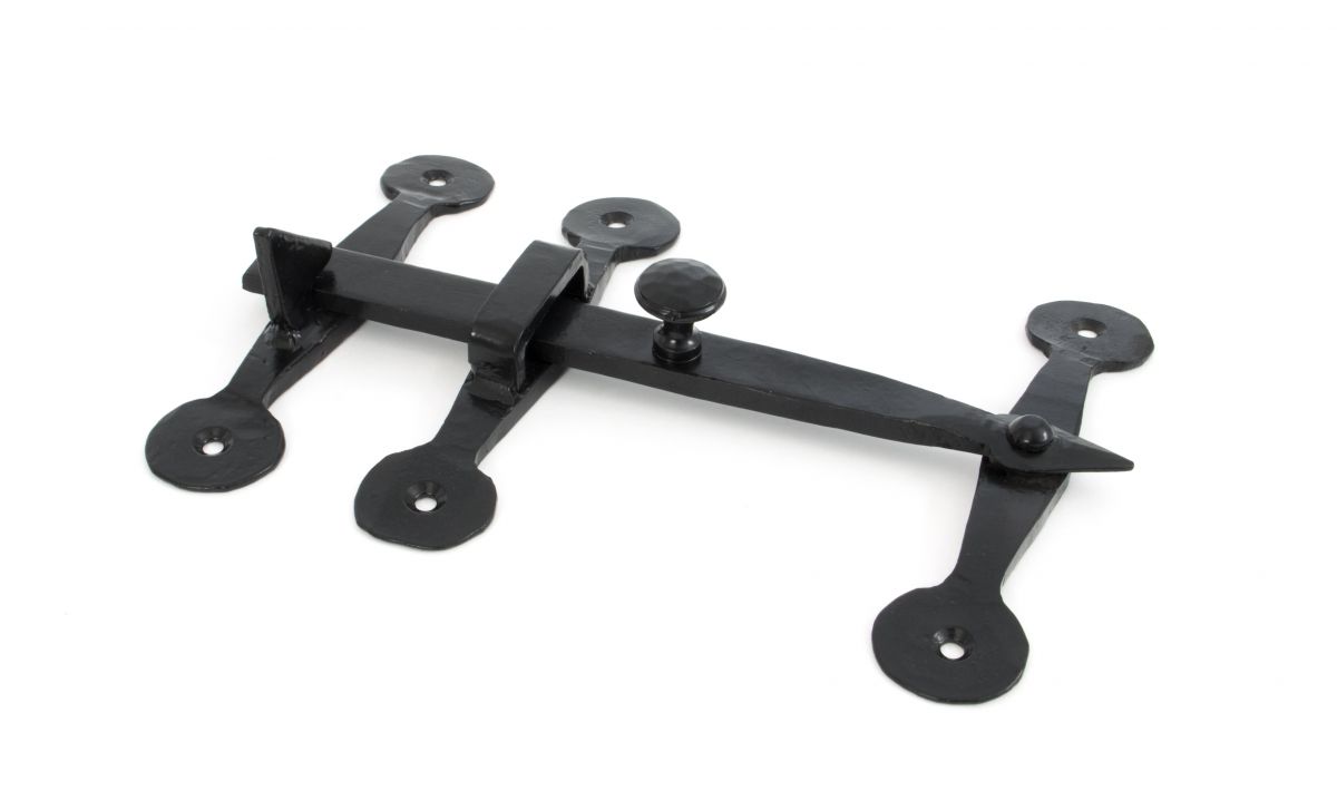 Privacy Latch Set Black Finish Iron