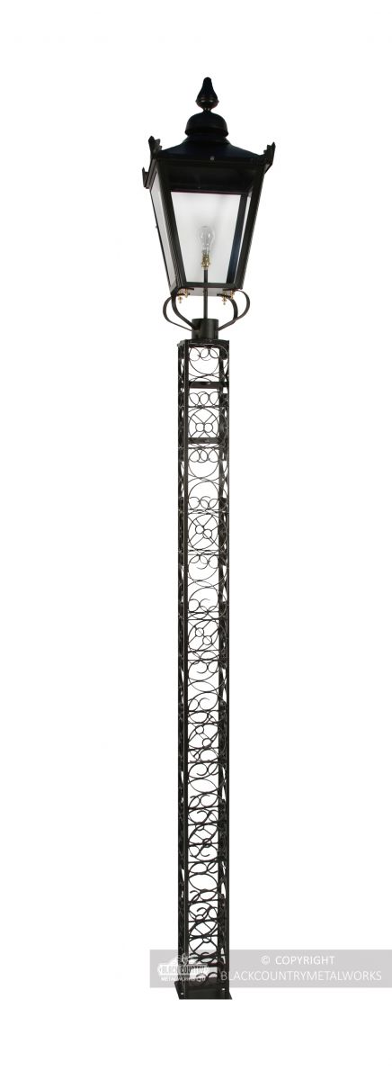 3.3m Tall Victorian Fretted Lamp Post
