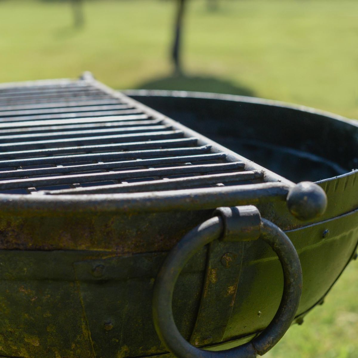 Close up of Half Grill on Kadai Bowl 
