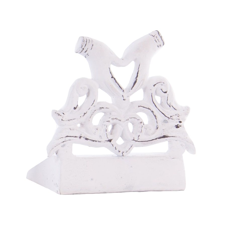 Shabby Chic white Palm Hands Door Stop