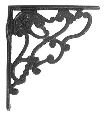 Art Nouveau Shelf Bracket Created From Iron