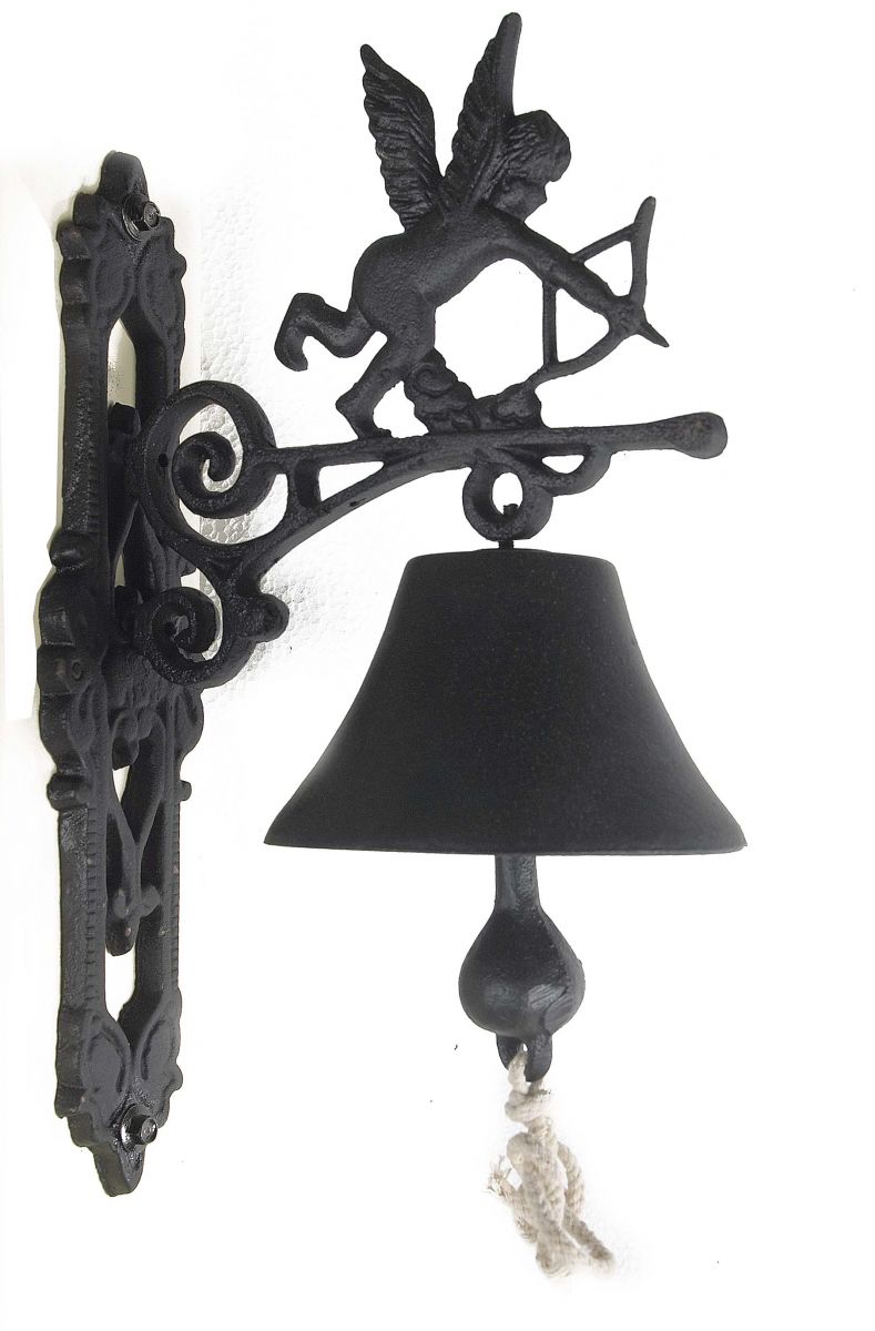 Cast Iron Garden Bell - Angel