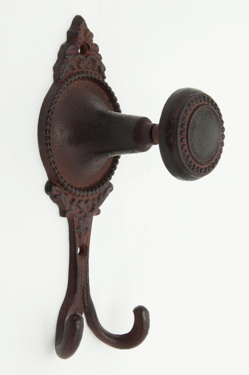 “Royal Gloucester” Victorian cast iron coat hook