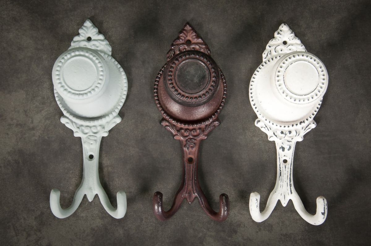 “Royal Gloucester” Victorian cast iron coat hook