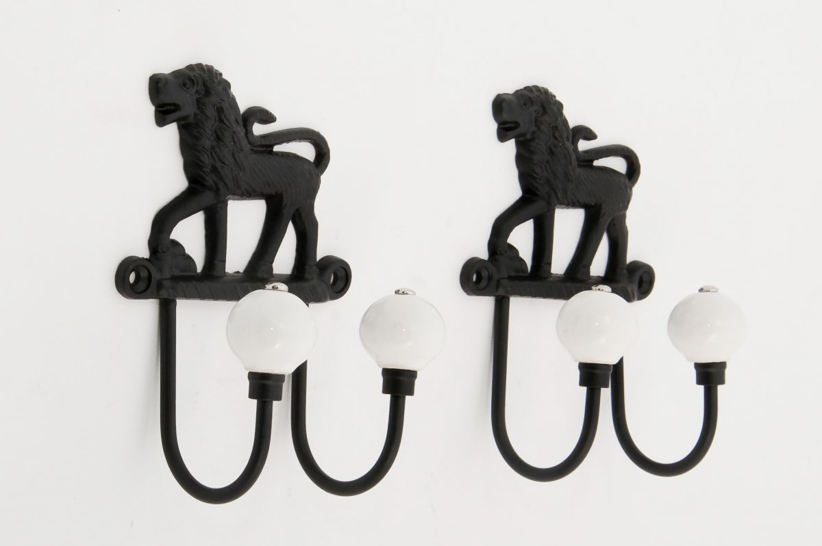 “Langley Court” Period, double cast Iron Hook