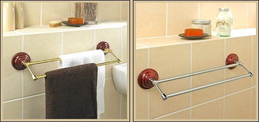 Rosewood Double Towel Rail