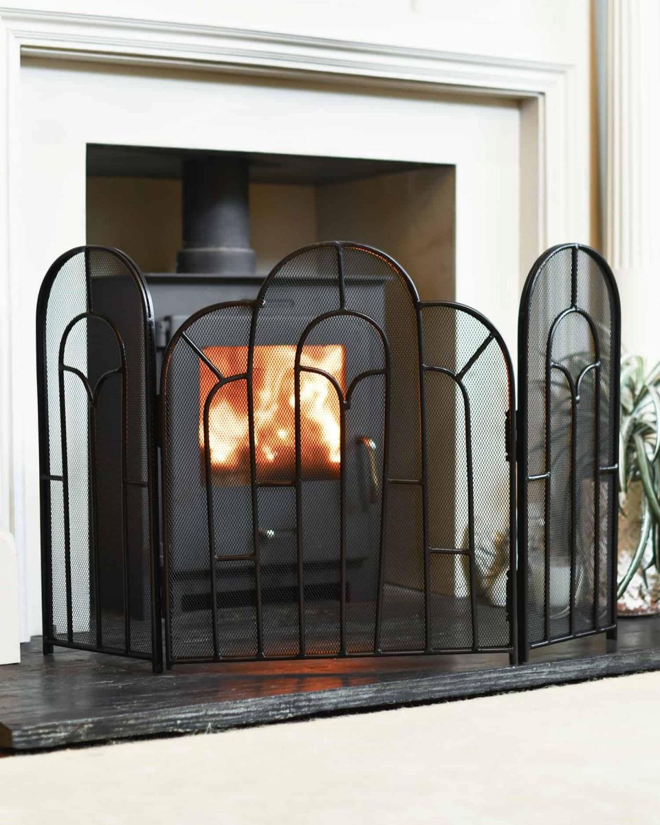 "Abbey" Three Fold Ornate Guard in Situ
