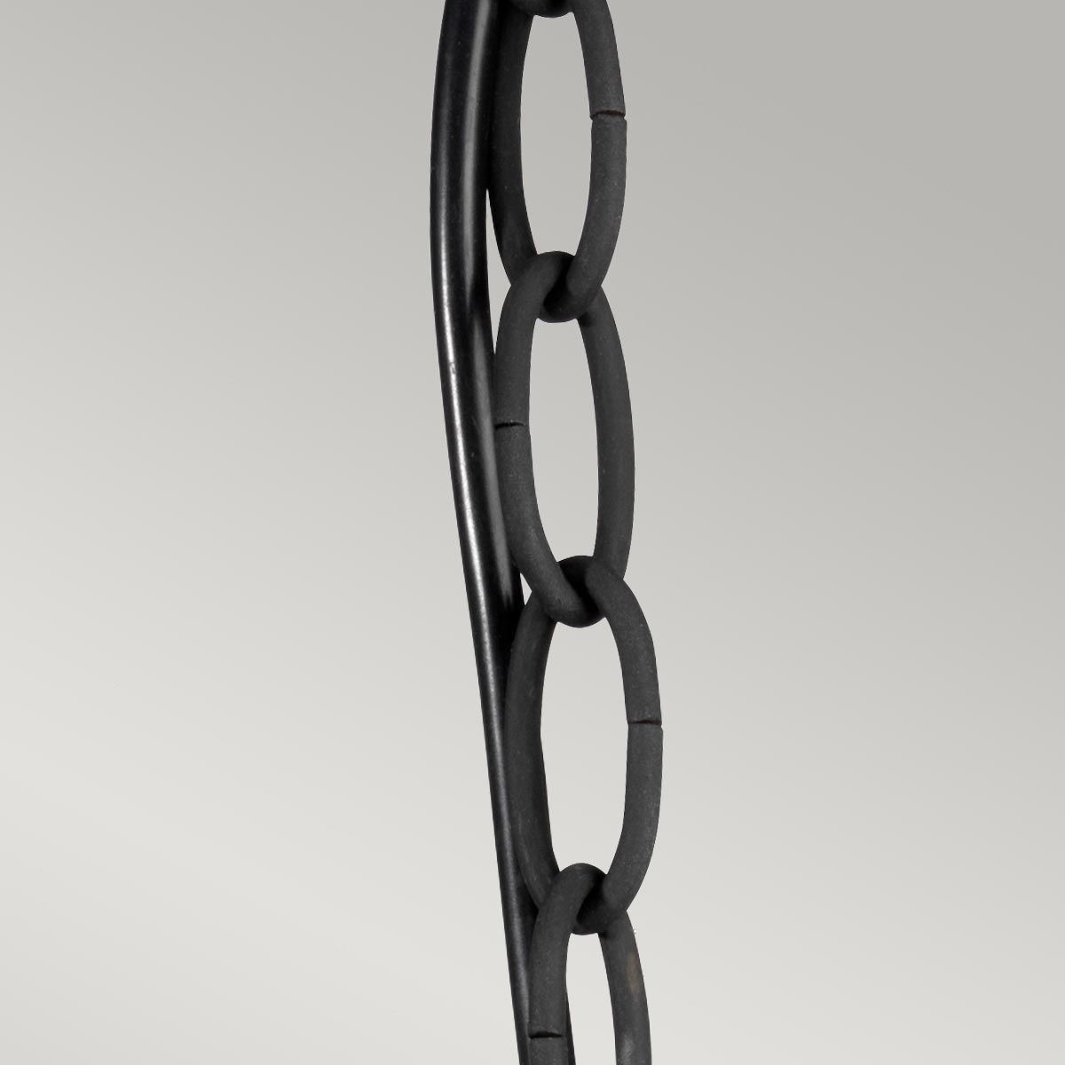 Close-up of the Black Hanging Chain