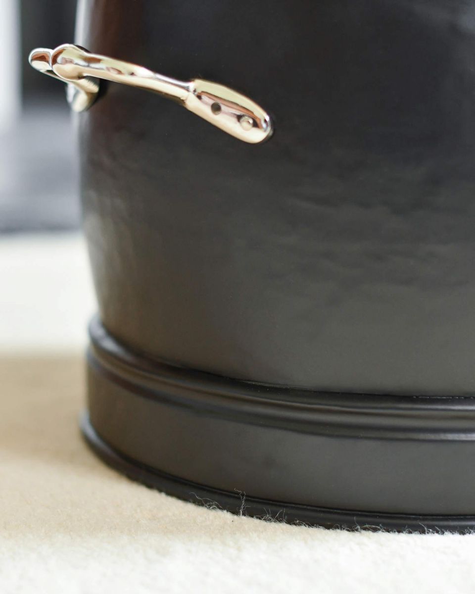 Close-Up of Black iron Finish