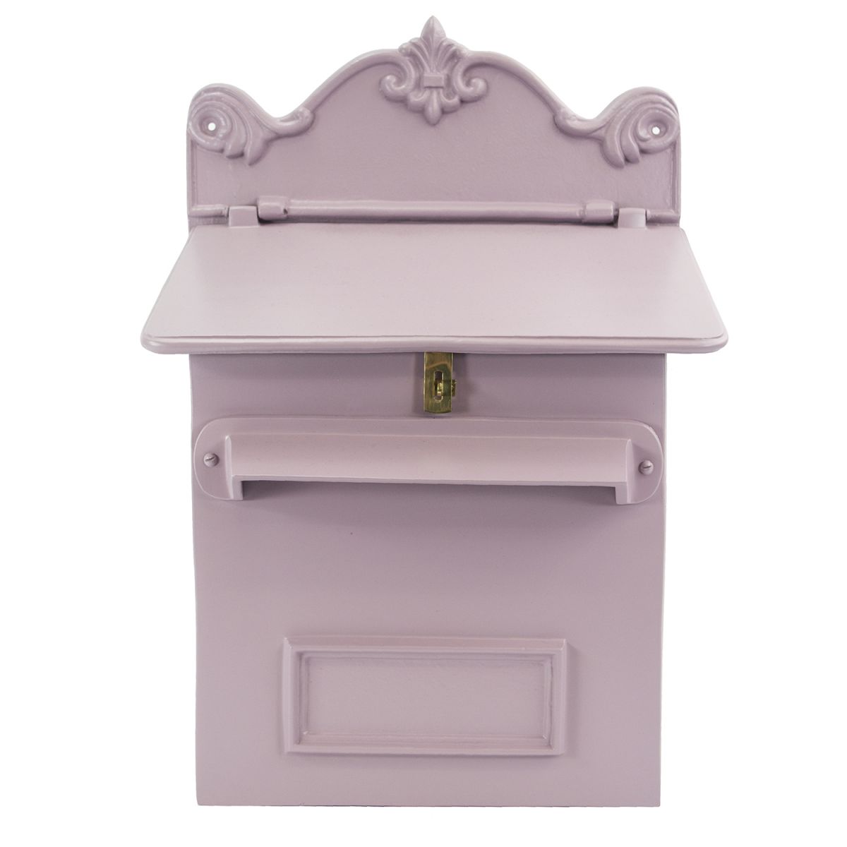 View of the Front of the "Savannah Sunset" Goldhay Secure Post and Parcel Box