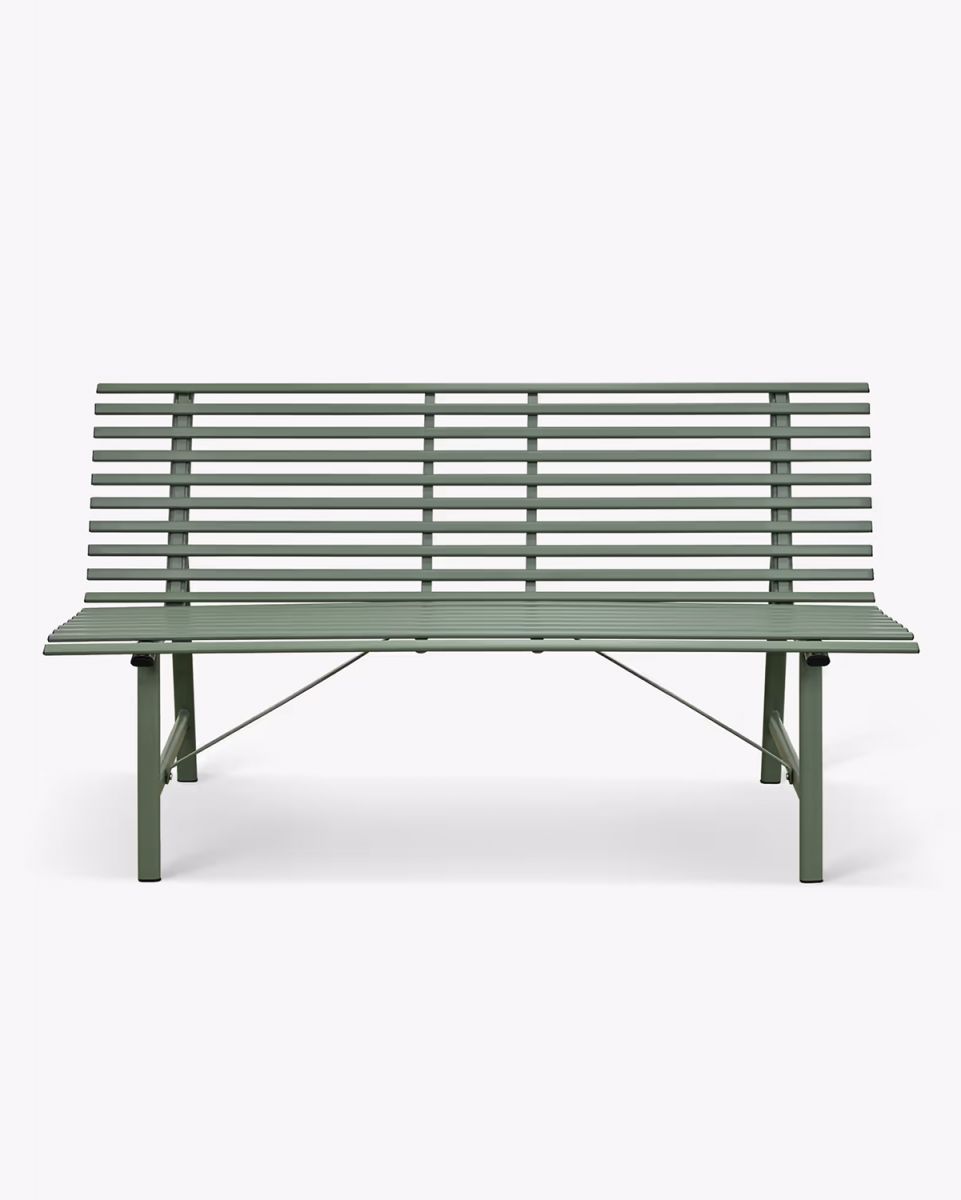 "Soundscape Meadows" Contemporary Park Bench Created From Steel