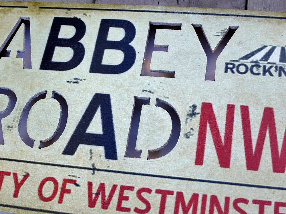 "Abbey Road" Wall Sign
