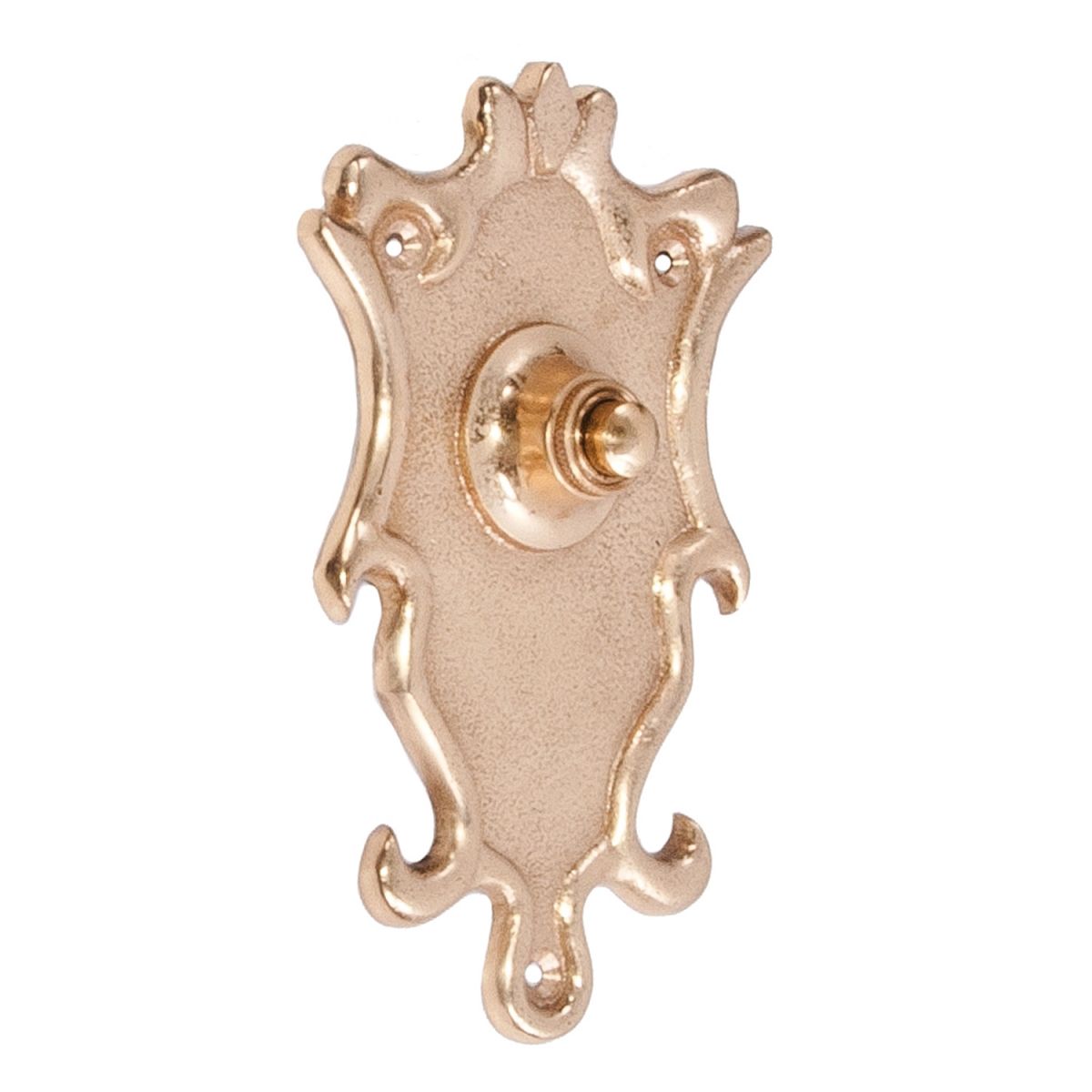 “Dubrowe Park” Polished Brass Ornate Bell Push 