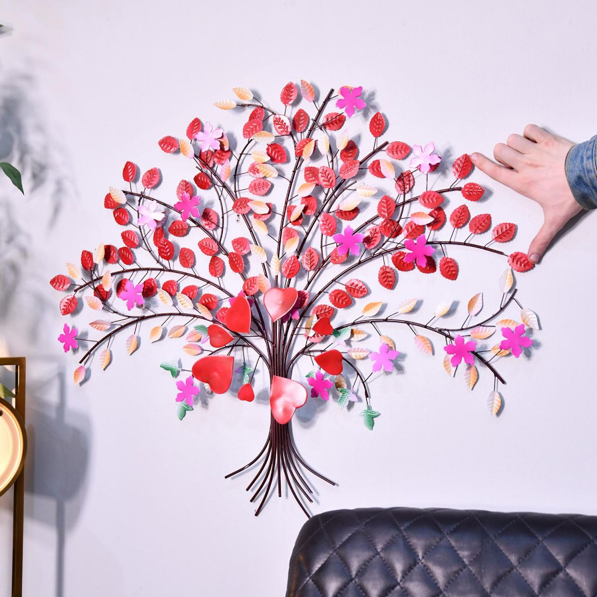 “Hearts Desire” Wall Art in Situ to Scale