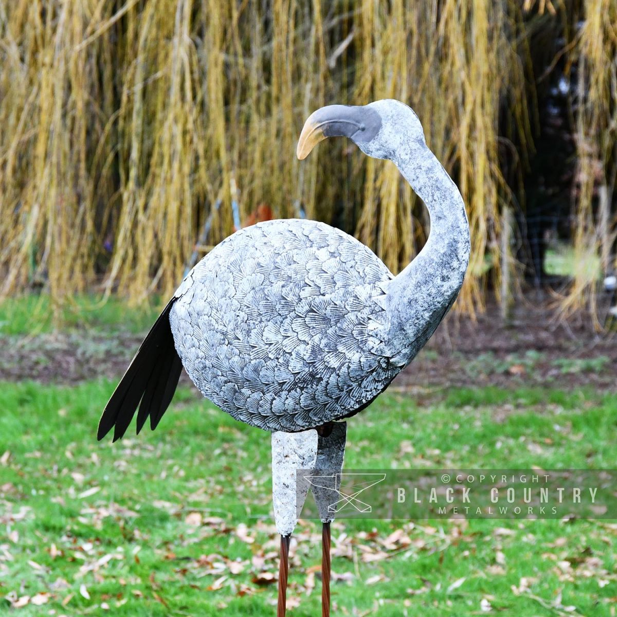 “Jabberwocky” Flamingo Facing Backwards