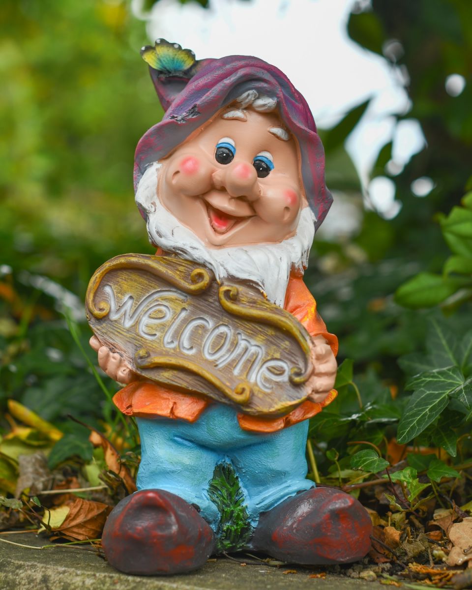 "Phineas" the Welcoming Garden Gnome