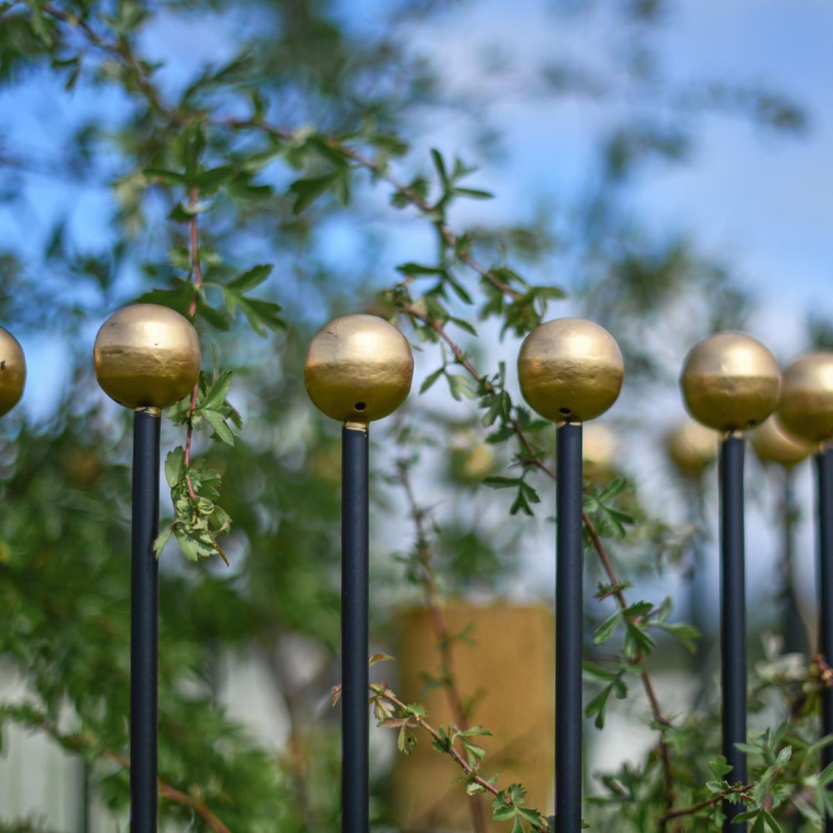 Close-Up of Finish on “Titan” Tree Guards