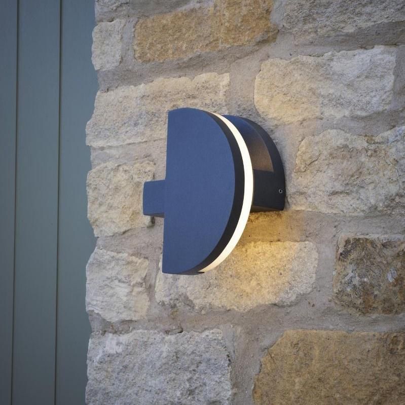 Adjustable Circle Wall Light in Use Pointing to the Side