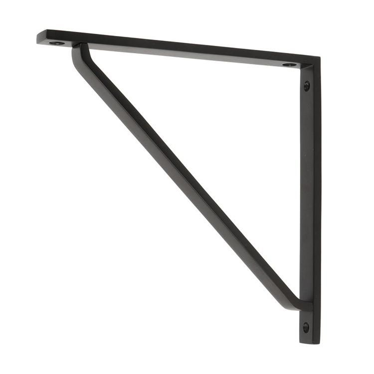 Aged Bronze "Emmanuel" Modern Shelf Bracket - 200mm x 200mm