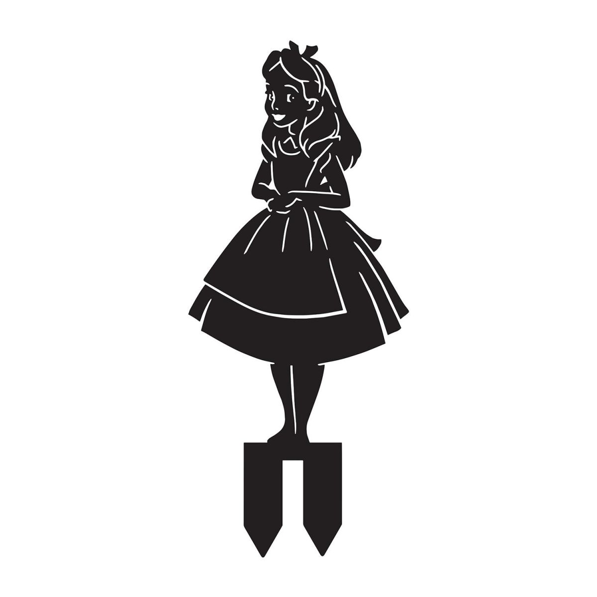 "Alice" Silhouette in a Black Finish