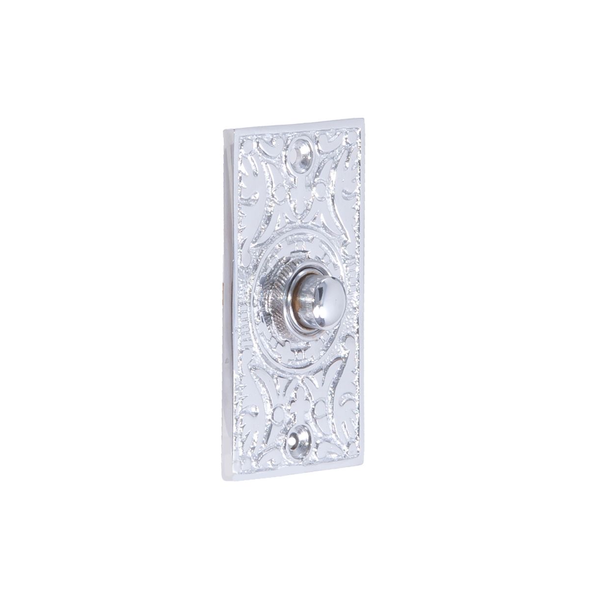“Anderson” Bright Chrome Rectangle Pattern Bell Push