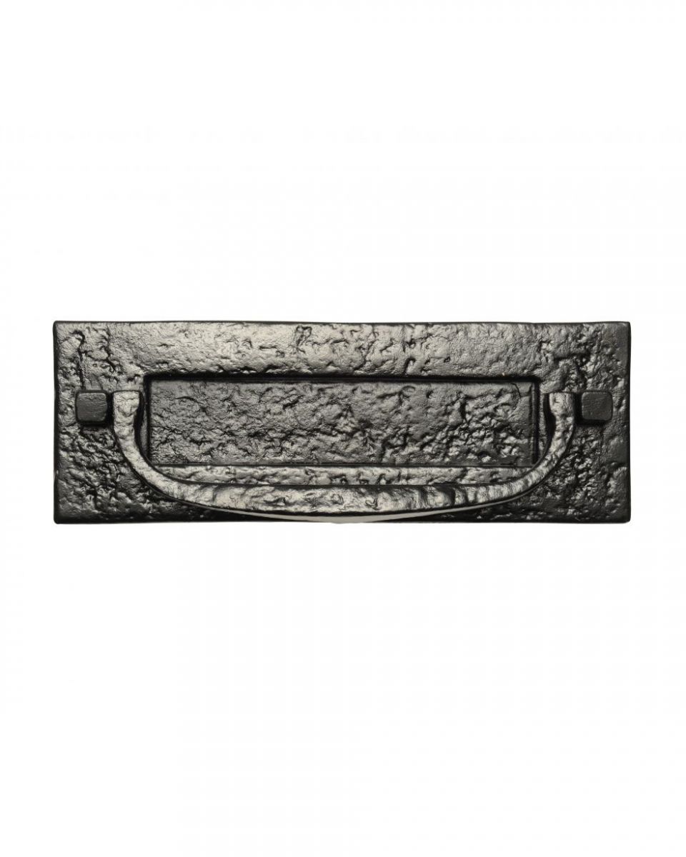 Iron Front Door Letter Plate With an Integral Knocker 