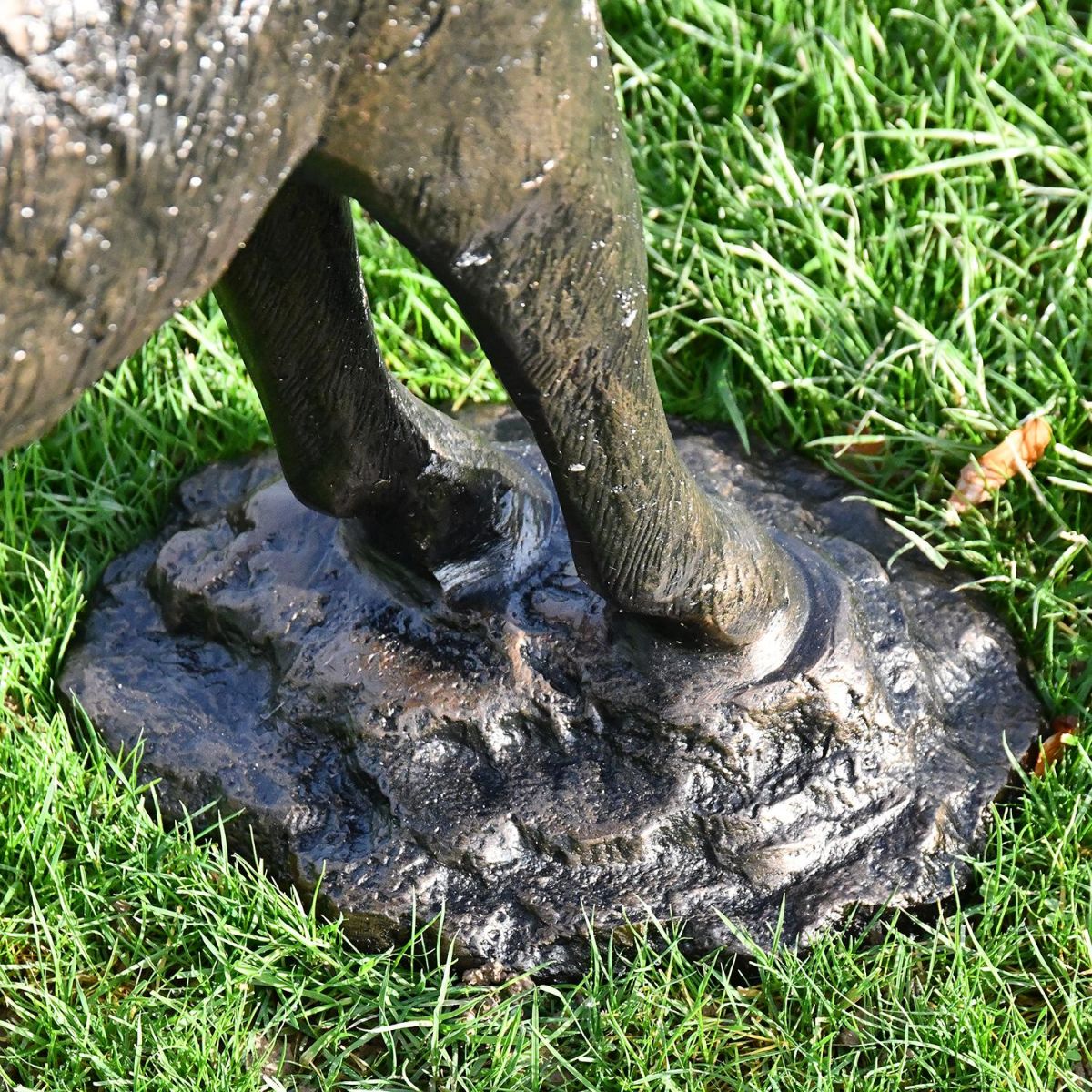 View of the Base on the Billy Goat Garden Sculpture